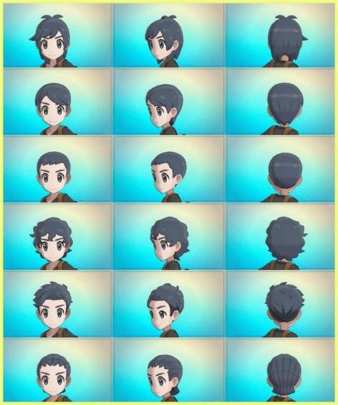 hairstyles in pokemon sun